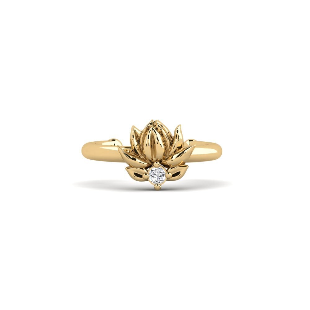 Boucle d'oreille femme Etterklang en Or Jaune 14k